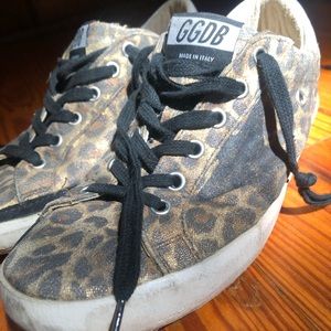 Golden Goose Superstar Leopard print size 36.